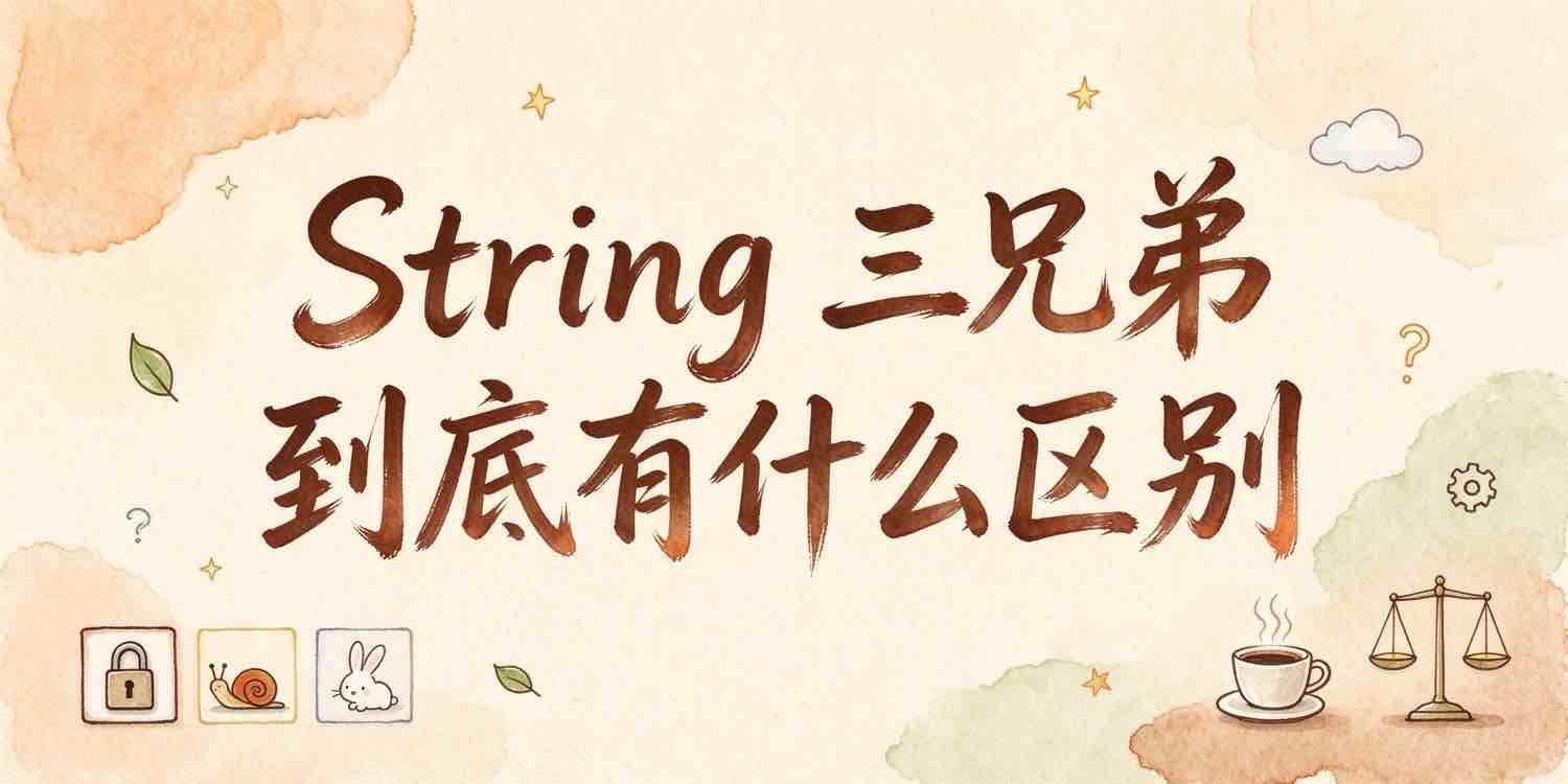 String、StringBuffer、StringBuilder 的区别